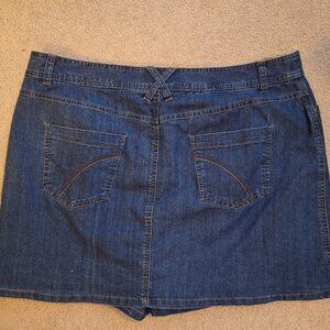Woman's Denim Skort